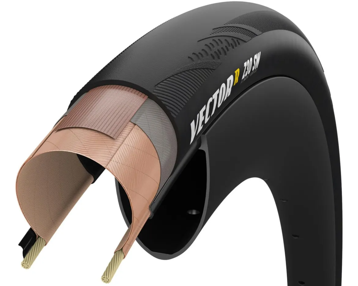Goodyear VectorR Z30 SW Tubeless Road Tire (700c) (30mm) (Dynamic:UHP) (Designed for Zipp 303 Rims)