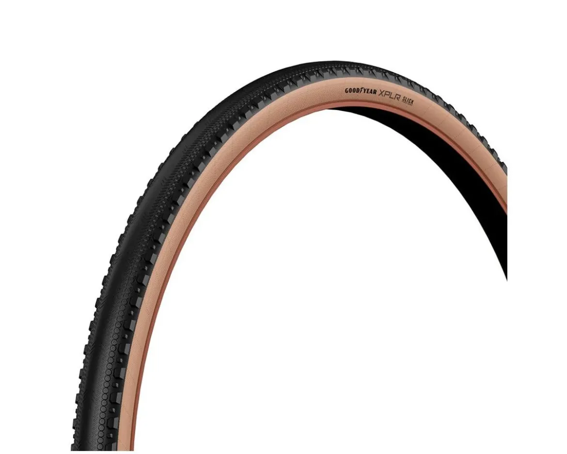 Goodyear x Zipp XPLR Slick Tubeless Gravel Tire (Tan Wall) (700c) (40mm) (For Zipp 303 XPLR Only)