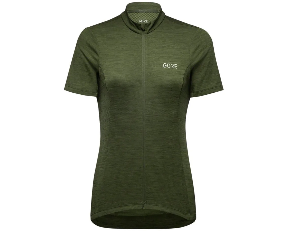 Gore Wear C3 Jersey (Utility Green) (Women's) (M)