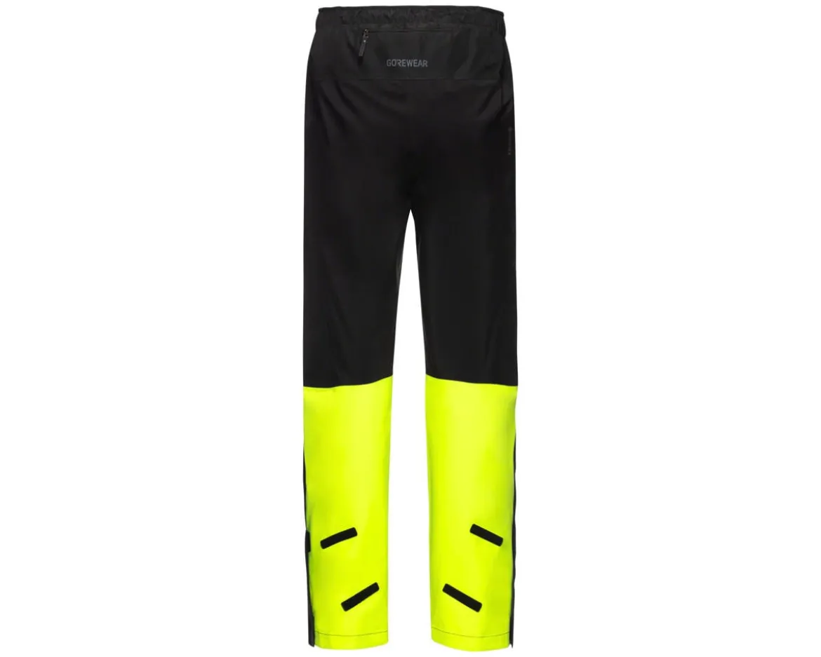 Gore Wear Glidewheel Gore-Tex Pants (Black/Yellow) (Men's) (M)