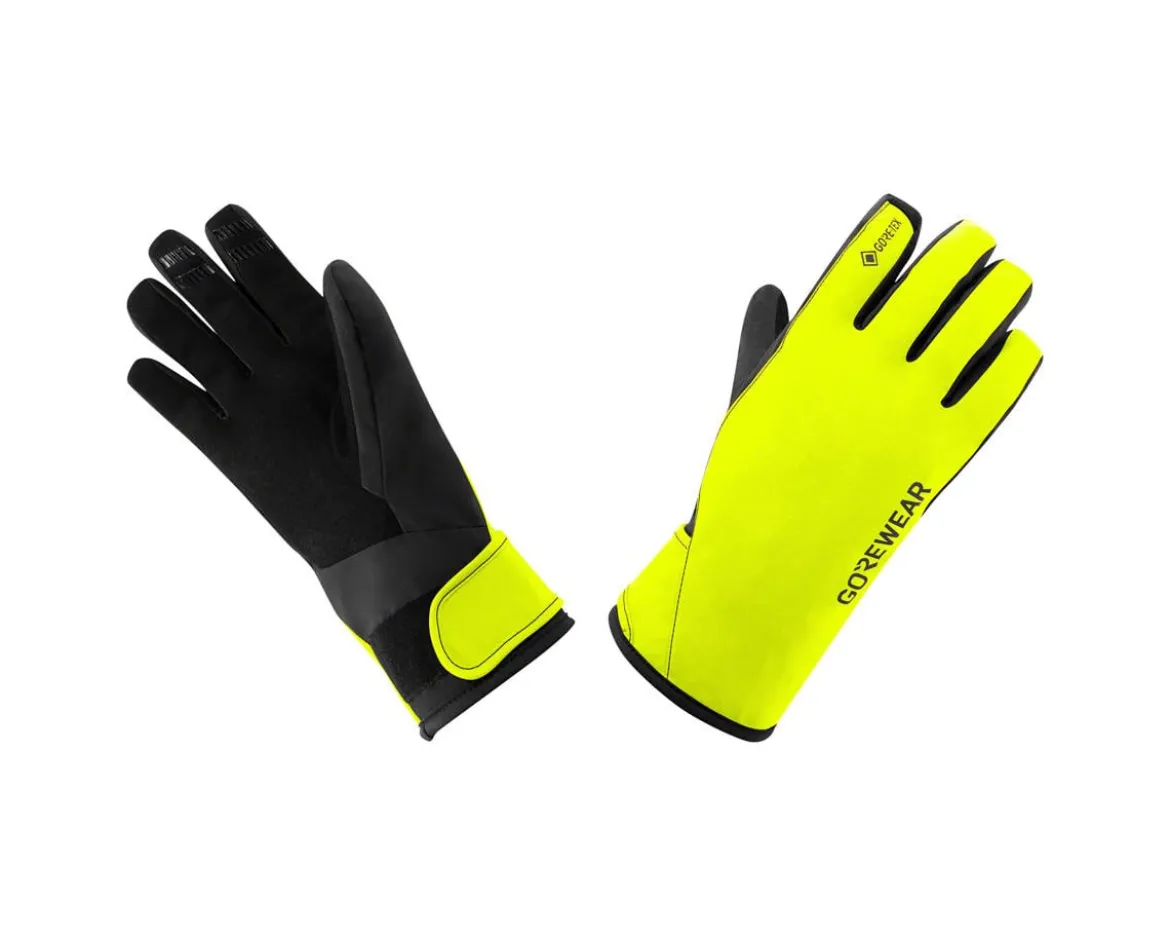 Gore Wear Gore-Tex Insulated Gloves (Yellow/Black) (Men's) (2XL)