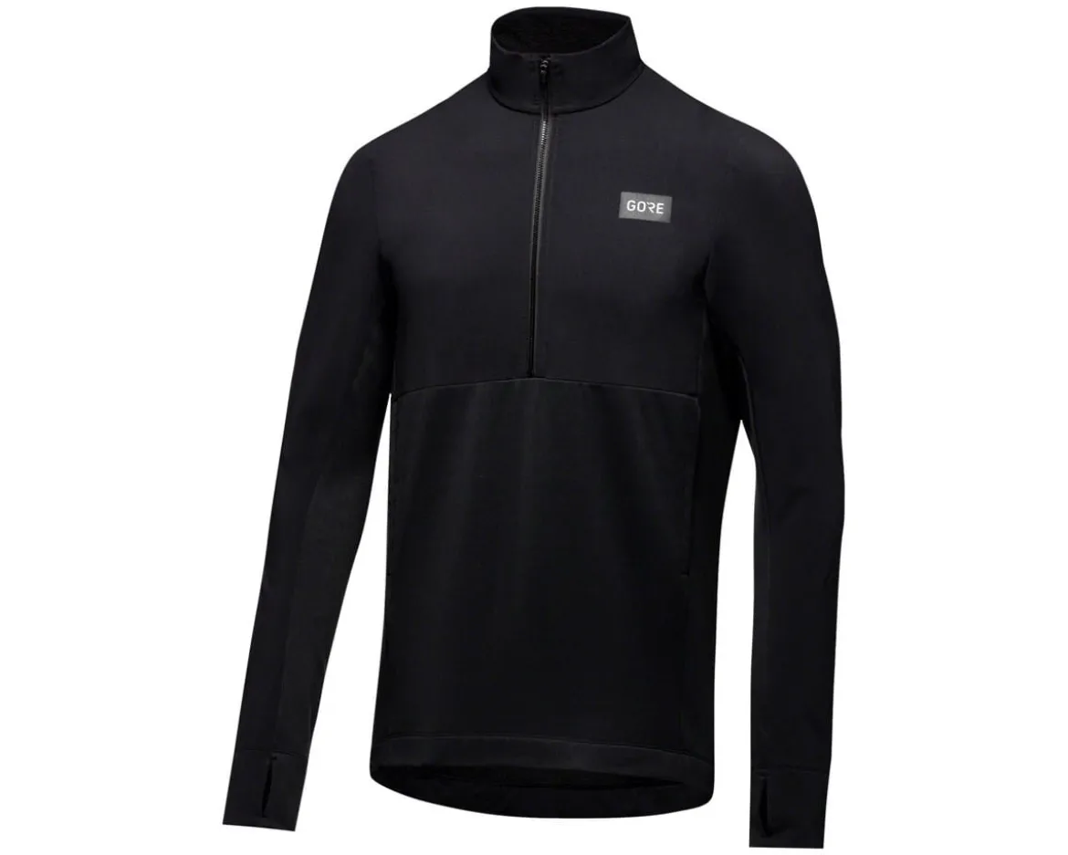 Gore Wear Men's Trail KPR Hybrid Long Sleeve Jersey (Black) (M)