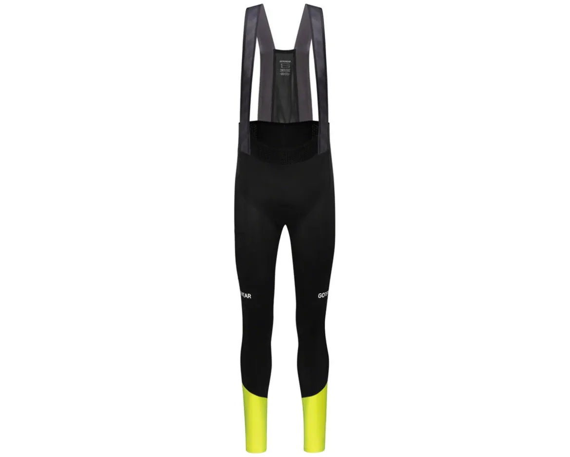 Gore Wear Spinshift Thermo Bibs + (Black/Yellow) (Men's) (S)