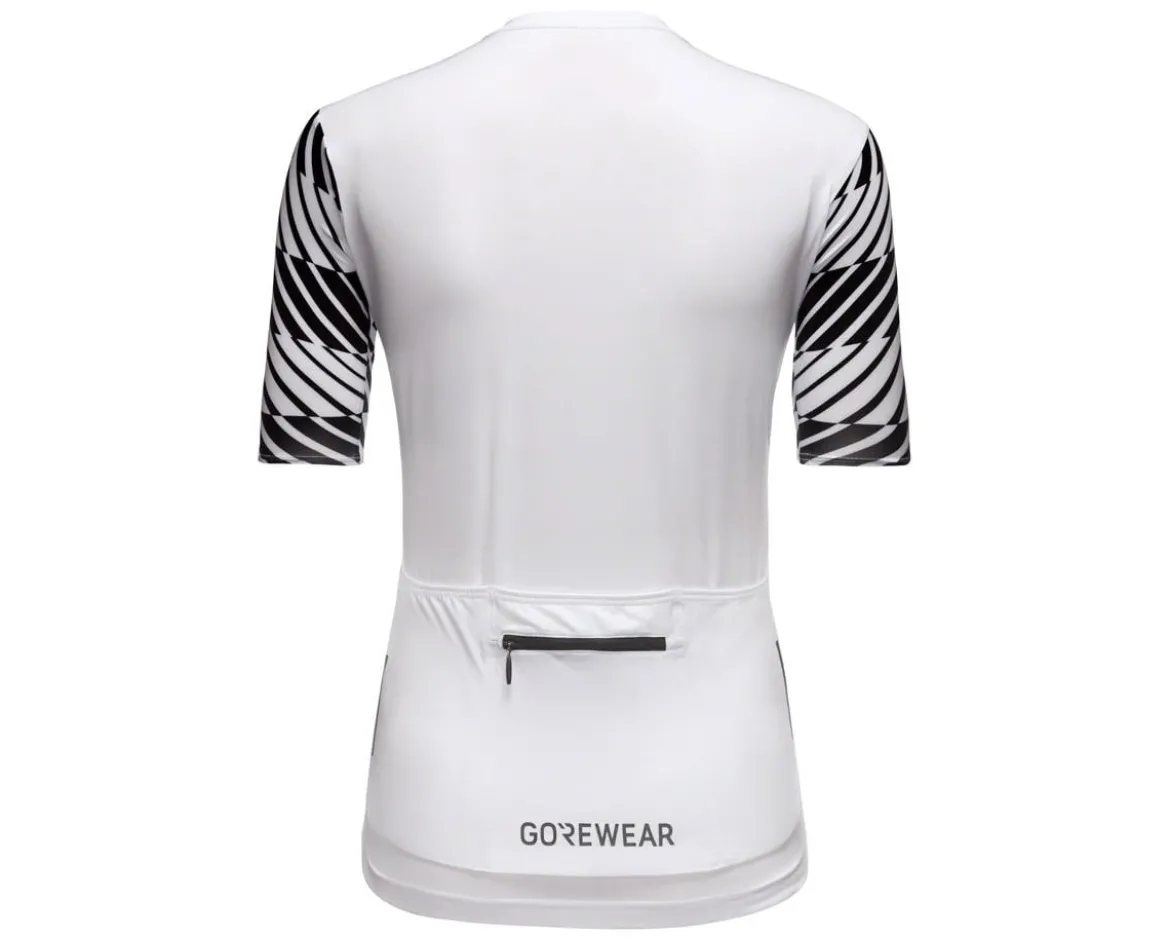 Gore Wear Swiftride Optical Jersey (White/Black) (Women's) (XS)
