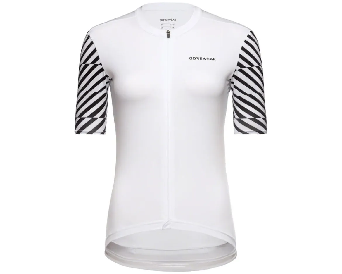 Gore Wear Swiftride Optical Jersey (White/Black) (Women's) (XS)