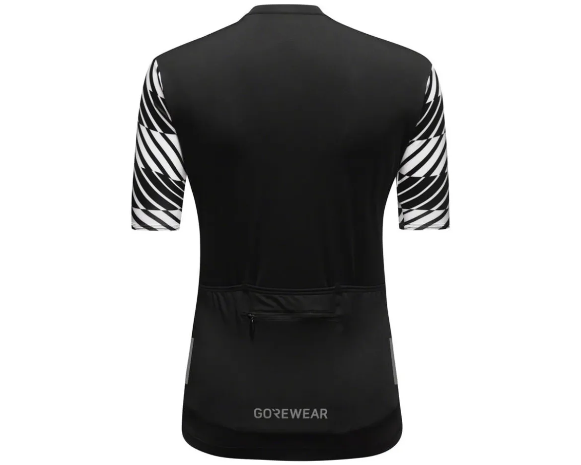 Gore Wear Swiftride Optical Jersey (Black/White) (Women's) (XS)