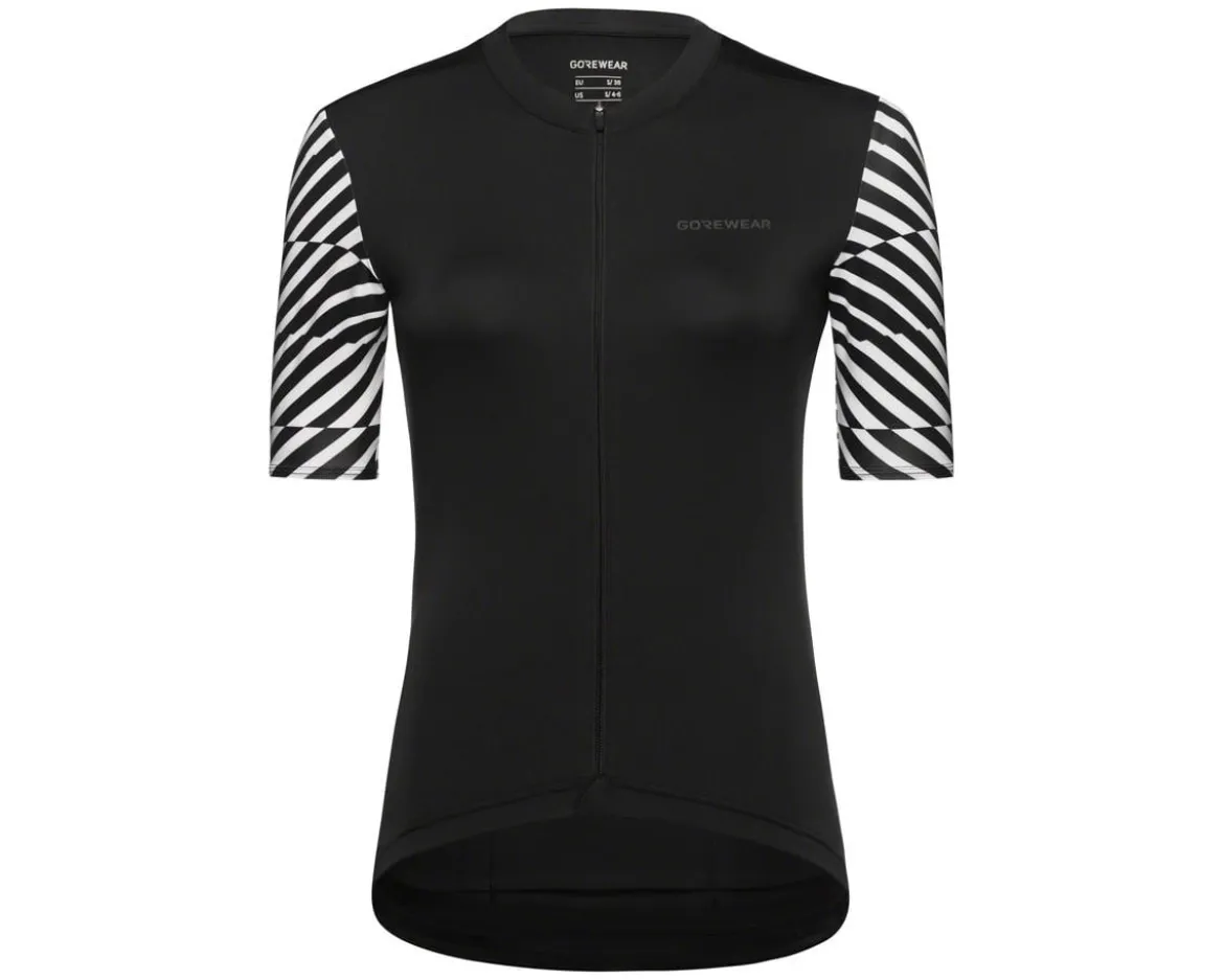 Gore Wear Swiftride Optical Jersey (Black/White) (Women's) (XS)