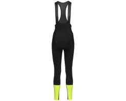 Gore Wear Swiftride Thermo Bib Tights + (Black/Neon Yellow) (Women's) (L)
