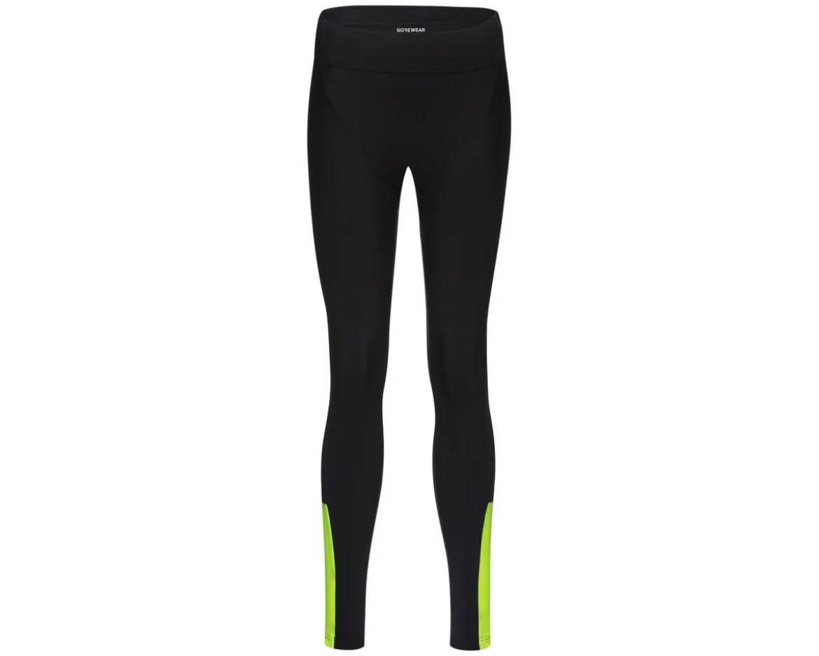 Gore Wear Swiftride Thermo Tights (Black/Neon Yellow) (Women's) (L)