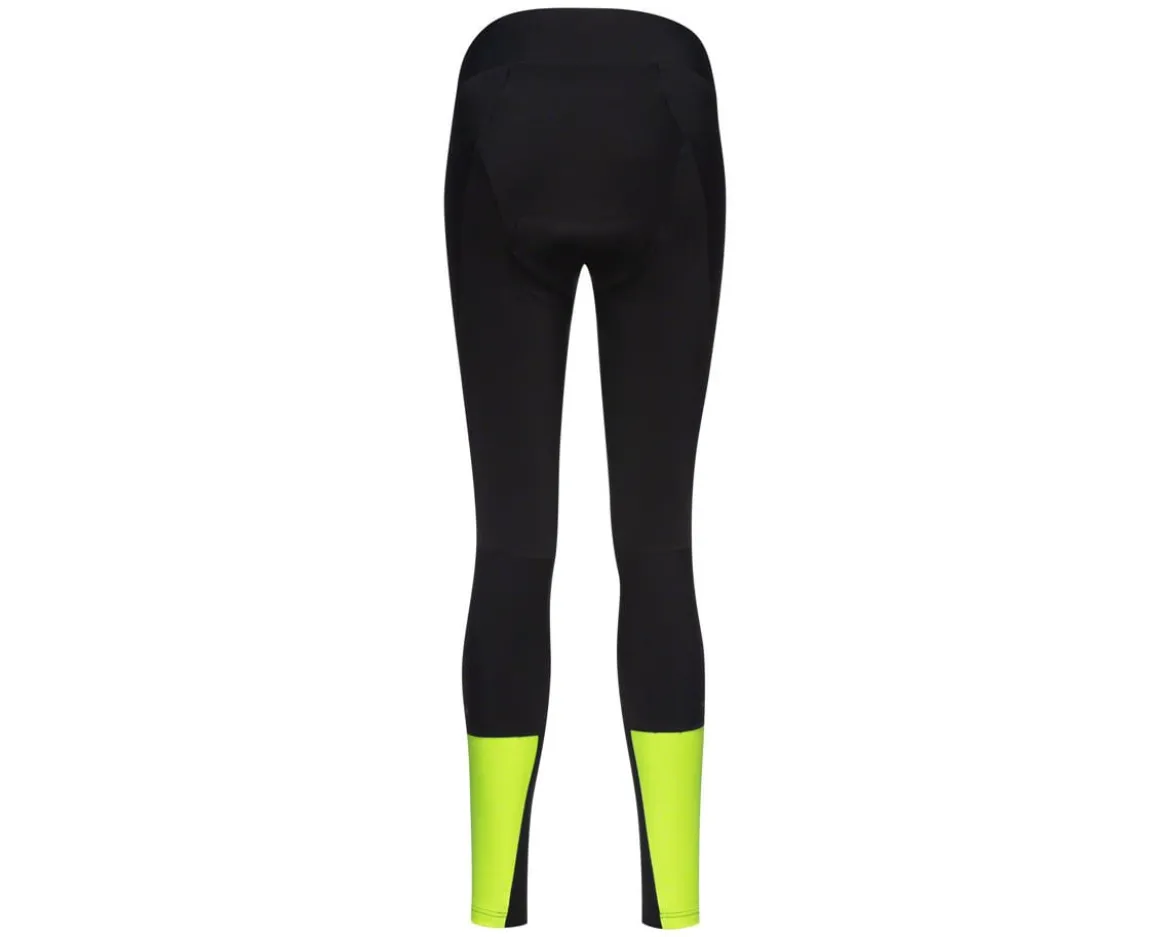 Gore Wear Swiftride Thermo Tights (Black/Neon Yellow) (Women's) (L)