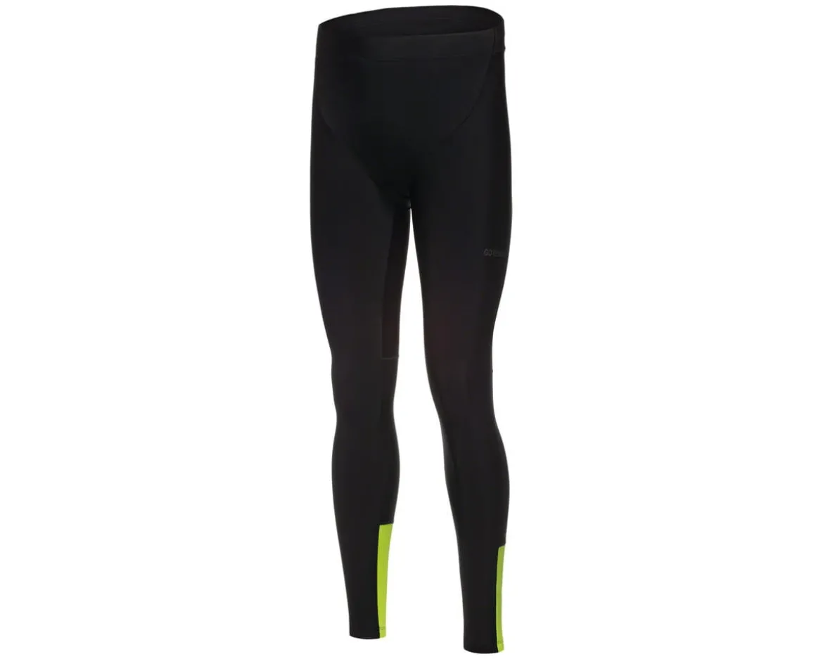 Gore Wear Swiftride Thermo Tights (Black/Neon Yellow) (Men's) (L)
