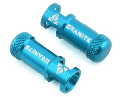 Granite-Design Juicy Nipples Presta Valve Core Remover Caps (Blue) (2)