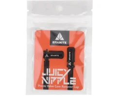 Granite-Design Juicy Nipples Presta Valve Core Remover Caps (Black) (2)
