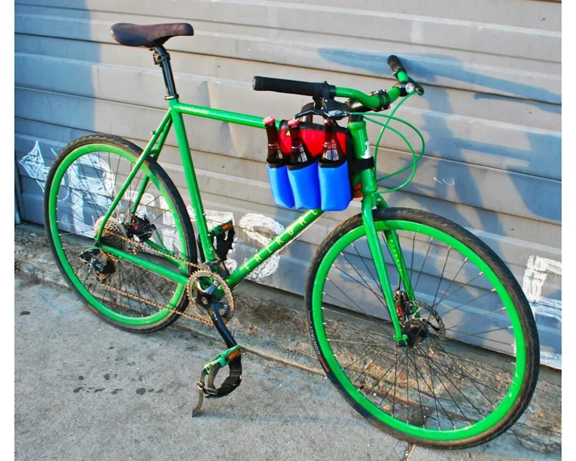 Green Guru Sixer 6-Pack Insulated Top Tube Holder (Color Varies)