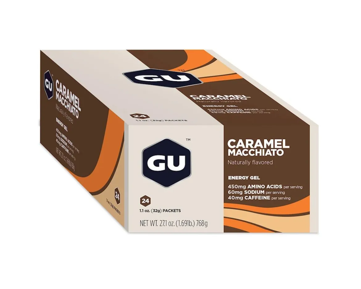 GU Energy Gel (Caramel Macchiato) (24 | 1.1oz Packets)