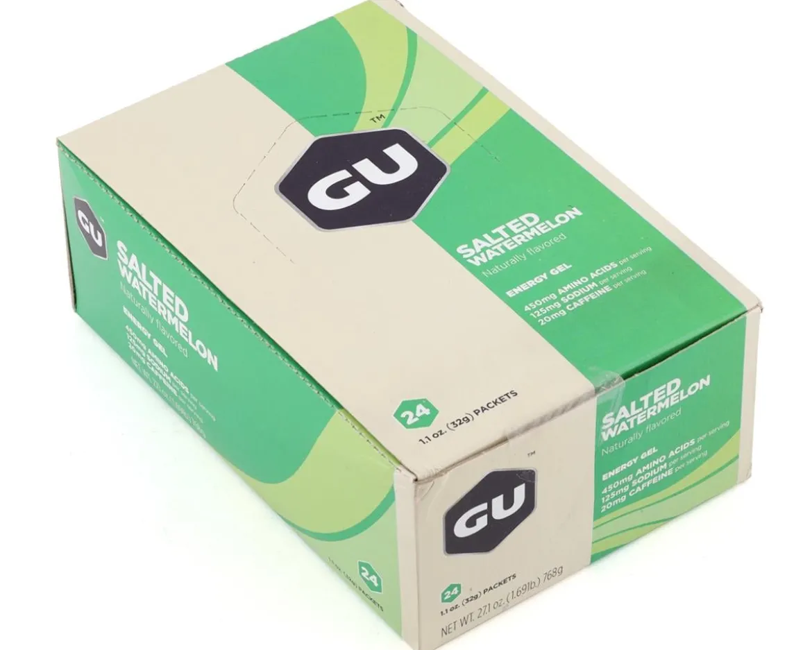 GU Energy Gel (Salted Watermelon) (24 | 1.1oz Packets)