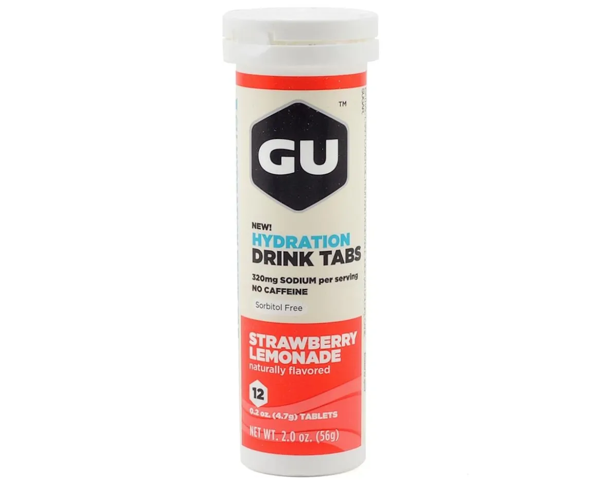 GU Hydration Drink Tablets (Strawberry Lemonade) (8 Tubes)