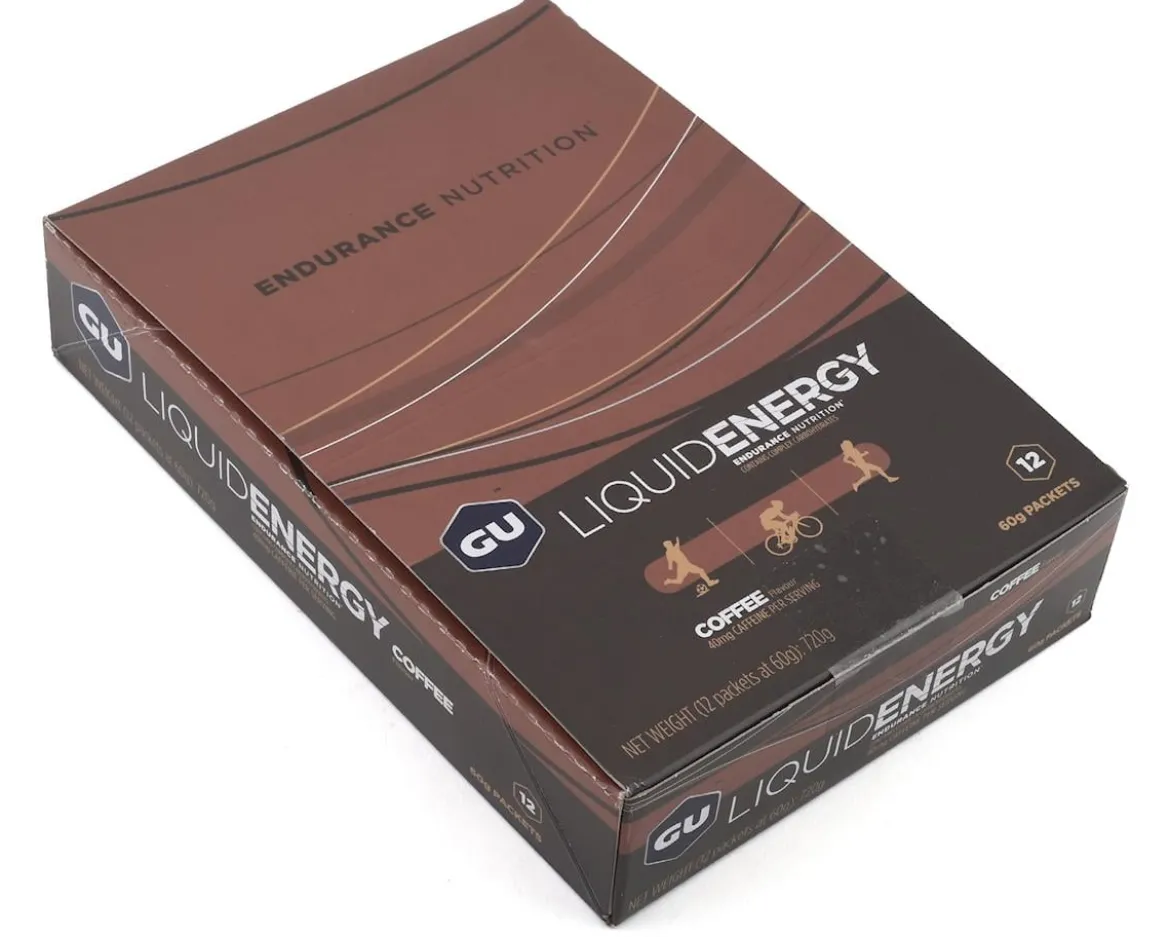 GU Liquid Energy Gel (Coffee w/Caffeine) (12 | 2.1oz Packets)