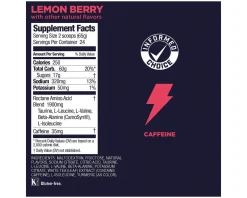 GU Roctane Energy Drink Mix (Lemon Berry w/Caffeine) (55oz)