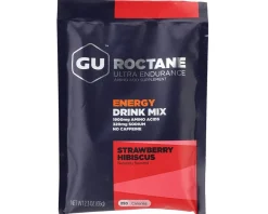 GU Roctane Energy Drink Mix (Strawberry Hibiscus) (10 | 2.3oz Packets)