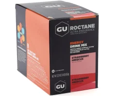 GU Roctane Energy Drink Mix (Strawberry Hibiscus) (10 | 2.3oz Packets)