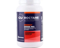 GU Roctane Energy Drink Mix (Strawberry Hibiscus) (24 Serving Tub)