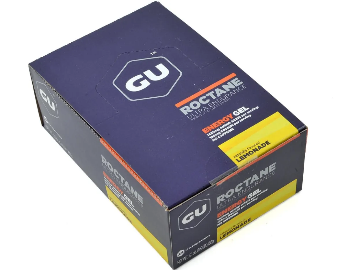 GU Roctane Energy Gel (Lemonade) (24 | 1.1oz Packets)