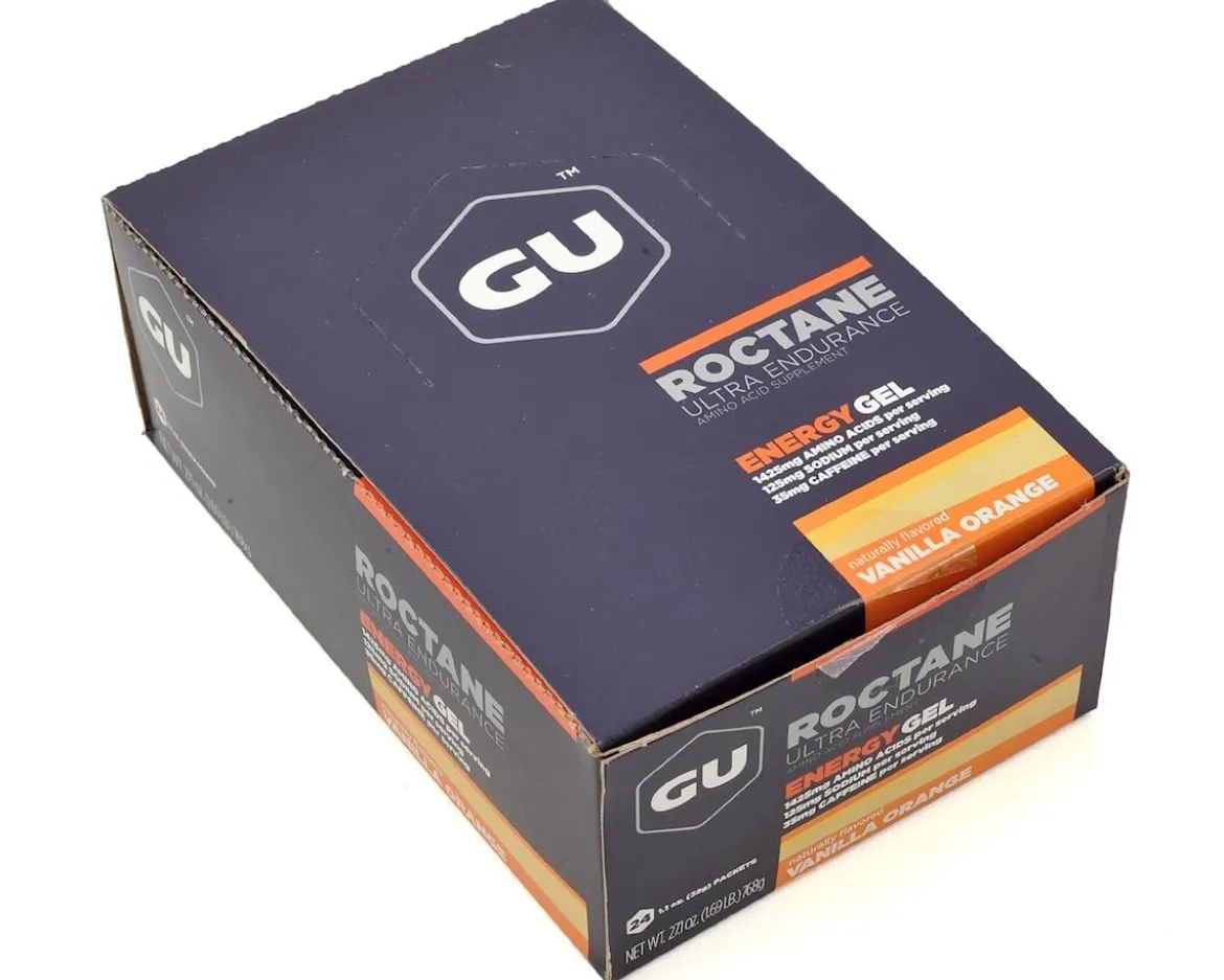 GU Roctane Energy Gel (Vanilla-Orange) (24 | 1.1oz Packets)