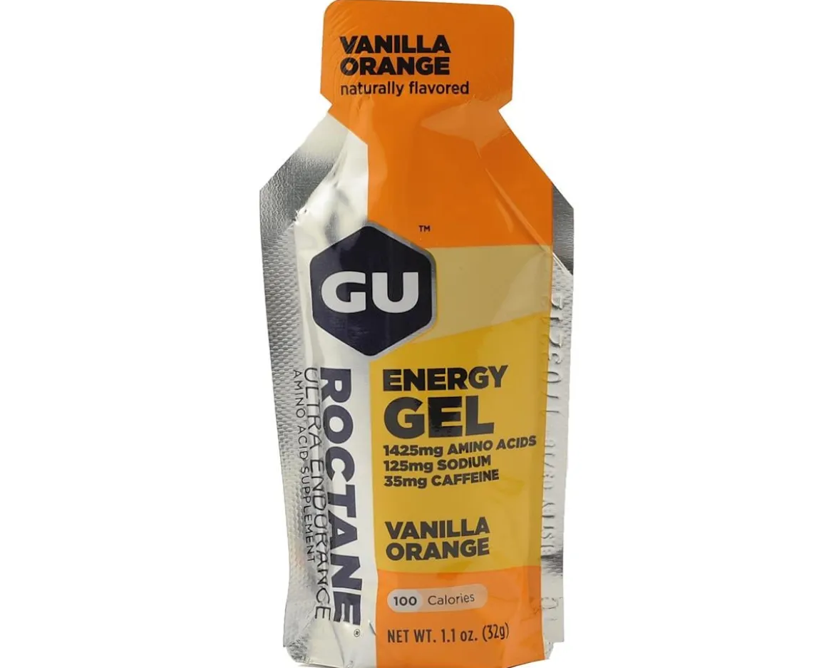 GU Roctane Energy Gel (Vanilla-Orange) (24 | 1.1oz Packets)