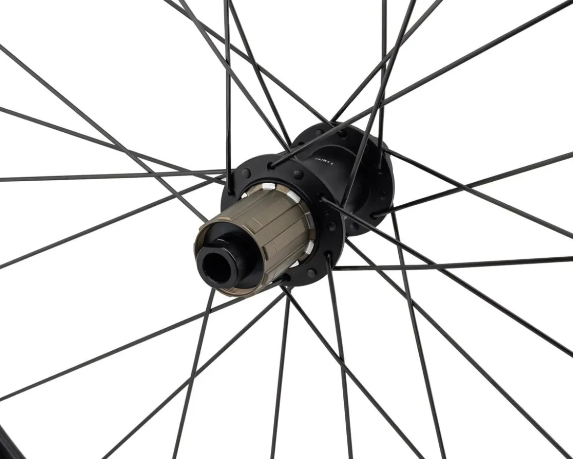 HED Vanquish V62 Wheel (Black) (Shimano HG 11/12) (Rear) (12 x 142mm) (700c) (Centerlock) (Tubeless)