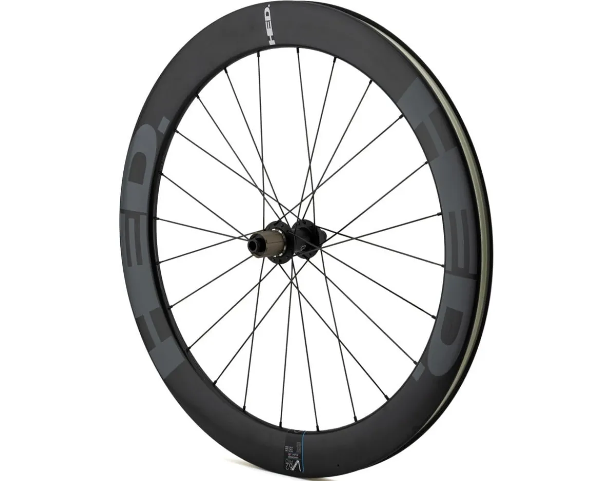 HED Vanquish V62 Wheel (Black) (Shimano HG 11/12) (Rear) (12 x 142mm) (700c) (Centerlock) (Tubeless)