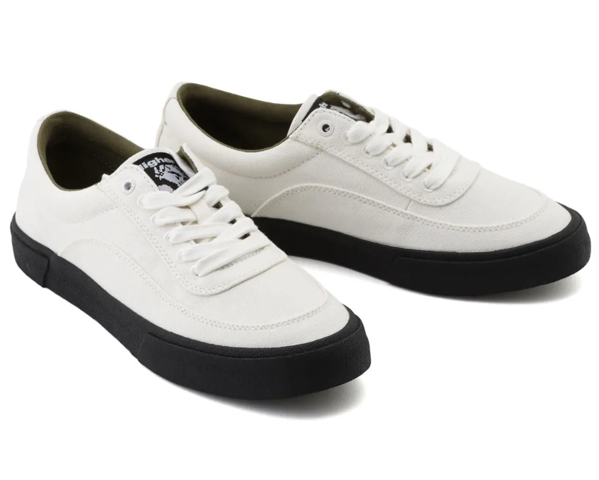 Higher Footwear Crypt Canvas Shoes (Raw Ecru Canvas/Black) (8.5)