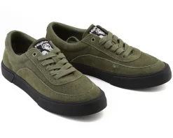 Higher Footwear Crypt Suede Shoes (Olive Suede/Black) (9)