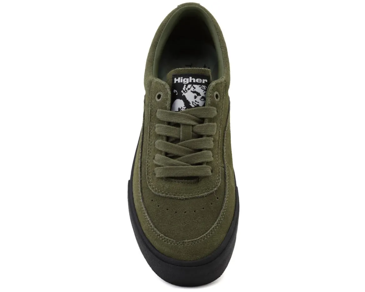 Higher Footwear Crypt Suede Shoes (Olive Suede/Black) (9)