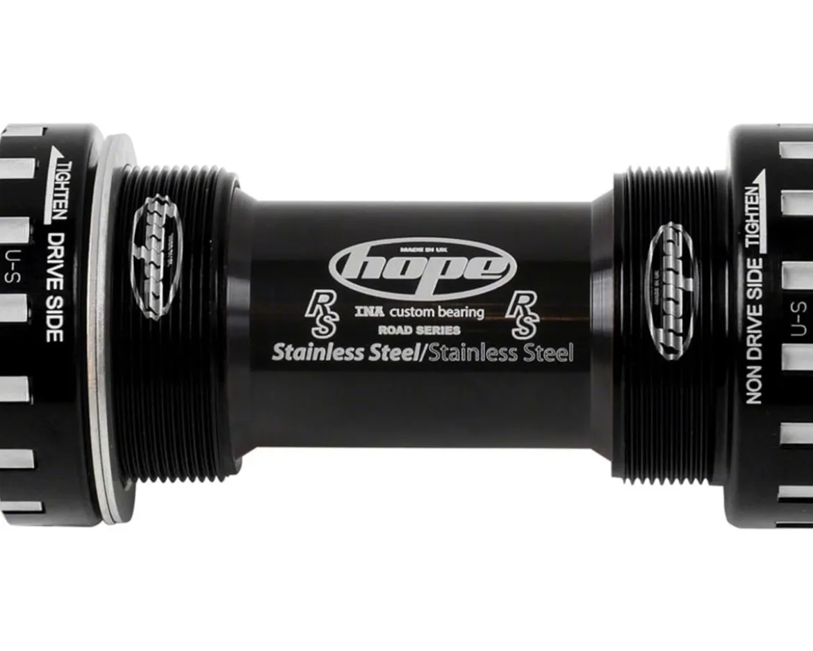 Hope BSA Threaded Bottom Bracket For Road Bikes (Black) (BSA) (68mm) (24mm Spindle)
