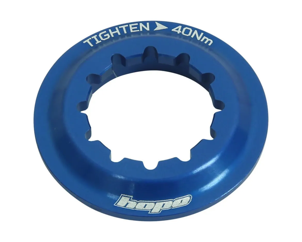 Hope Centerlock Rotor Disc Lockring (Blue) (Internal Spline)