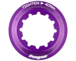 Hope Centerlock Rotor Disc Lockring (Purple) (Internal Spline)