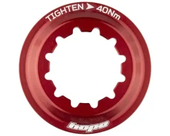 Hope Centerlock Rotor Disc Lockring (Red) (Internal Spline)