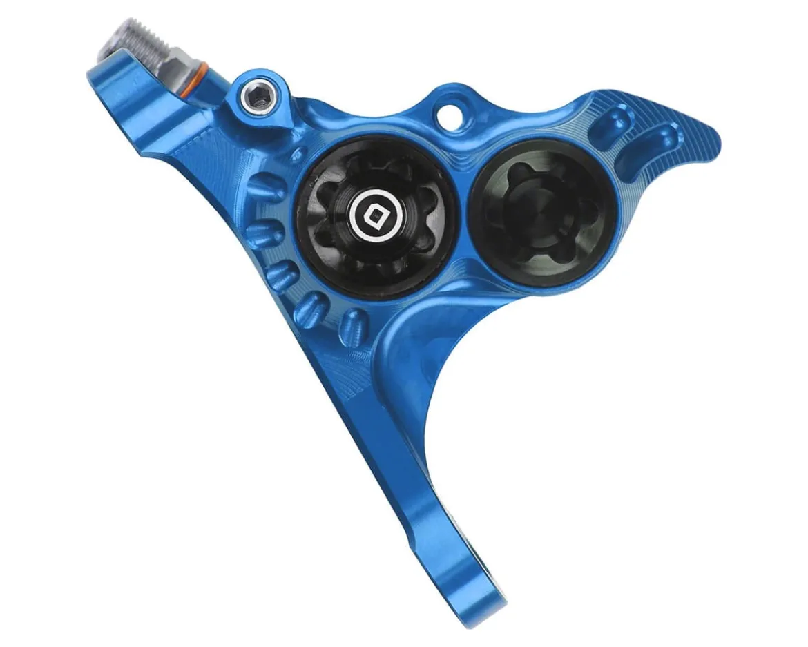 Hope RX4+ Road/Gravel Disc Brake Caliper (Blue) (Hydraulic) (Front) (Front Flat DM +20) (DOT)