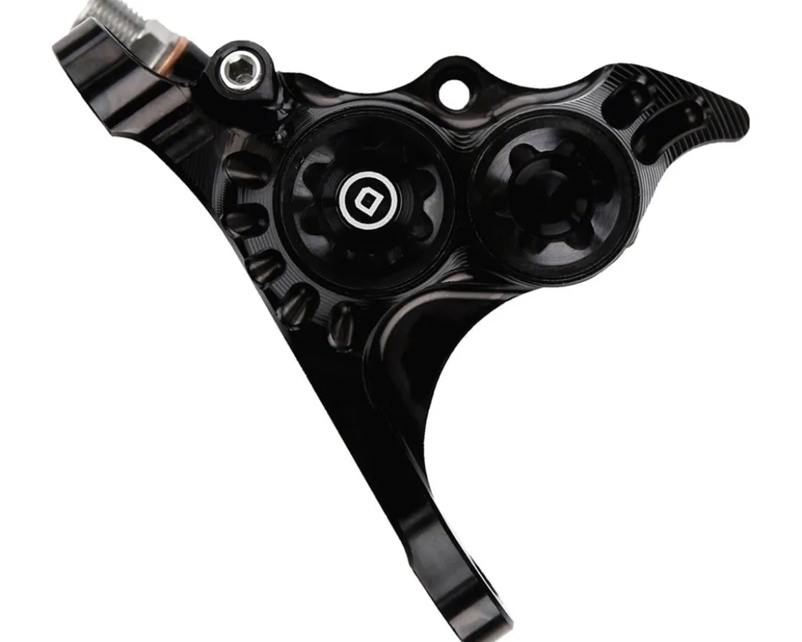 Hope RX4+ Road/Gravel Disc Brake Caliper (Black) (Hydraulic) (Front) (Front Flat DM +20) (DOT)