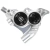 Hope RX4+ Road/Gravel Disc Brake Caliper (Silver) (Hydraulic) (Front or Rear) (Flat Mount Direct+20) (Mineral Oil)