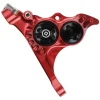 Hope RX4+ Road/Gravel Disc Brake Caliper (Red) (Hydraulic) (Front) (Front Flat DM +20) (DOT)