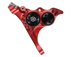 Hope RX4+ Road/Gravel Disc Brake Caliper (Red) (Hydraulic) (Front) (Front Flat DM +20) (DOT)