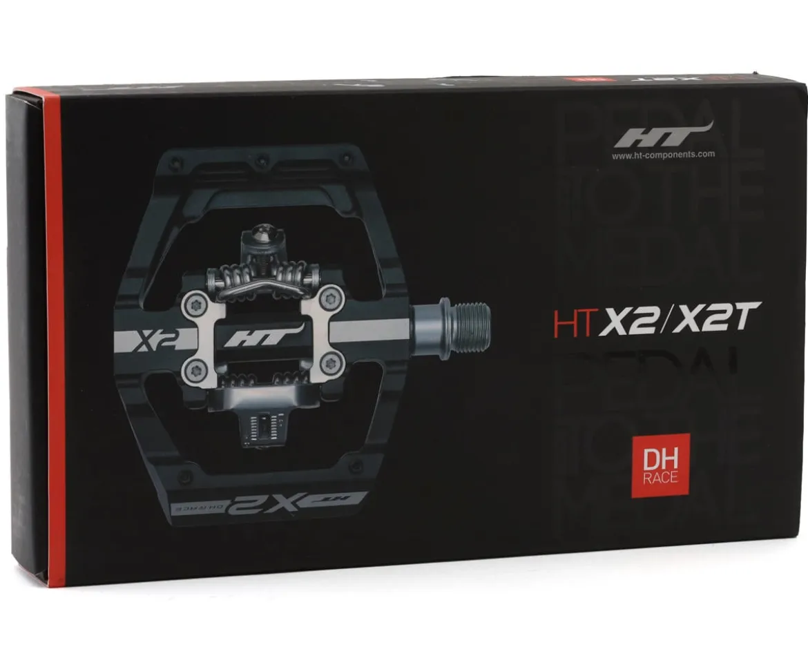 HT X2 Clipless Platform Pedals (Stealth Black)