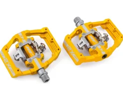 HT X2-SX Clipless BMX Platform Pedals (Gold) (9/16")