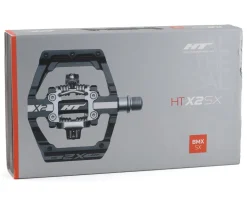 HT X2-SX Clipless BMX Platform Pedals (Oil Slick) (9/16
