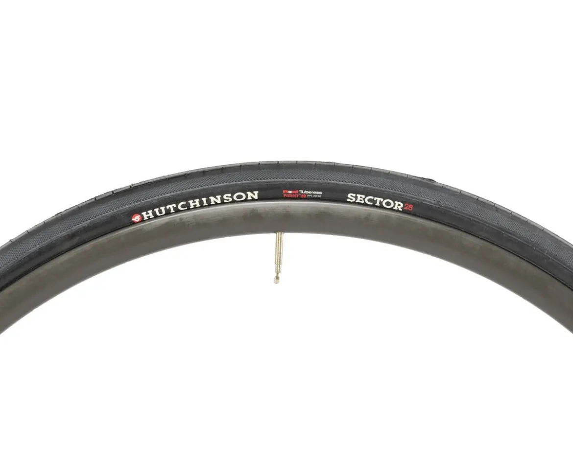 Hutchinson Sector 28 Tubeless Road Tire (Black) (700c) (28mm)