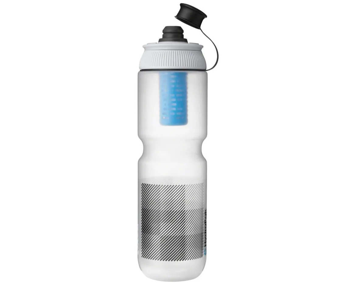 Hydrapak Breakaway+ Filter Water Bottle (Translucent/Grey) (30oz)