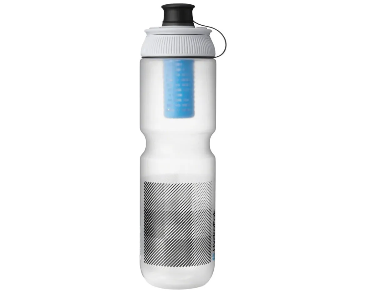 Hydrapak Breakaway+ Filter Water Bottle (Translucent/Grey) (30oz)