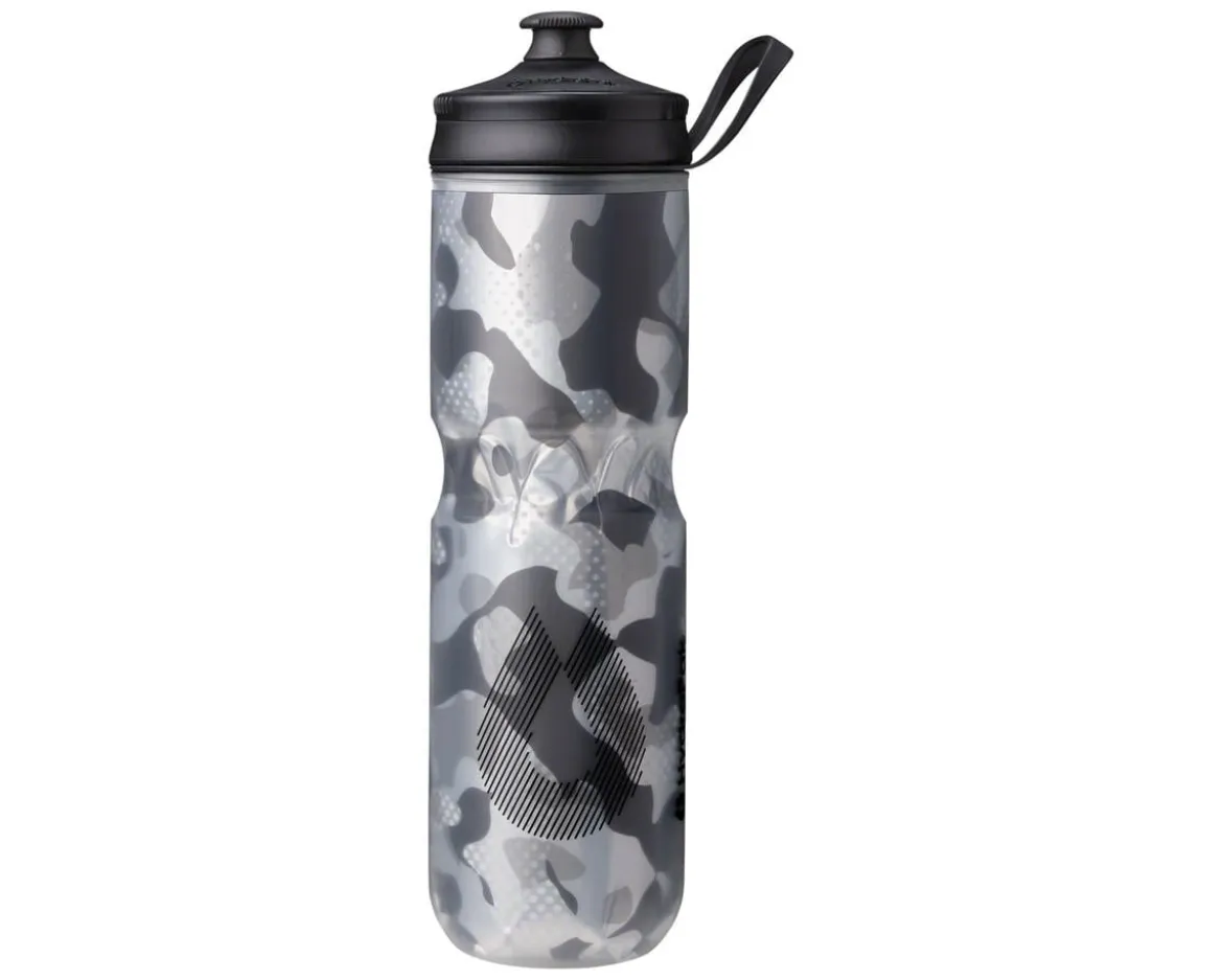 Hydrapak Polar Sport Contender Insulated Water Bottle (Black) (24oz) (Single)